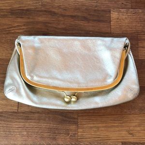 Coach foldover clutch